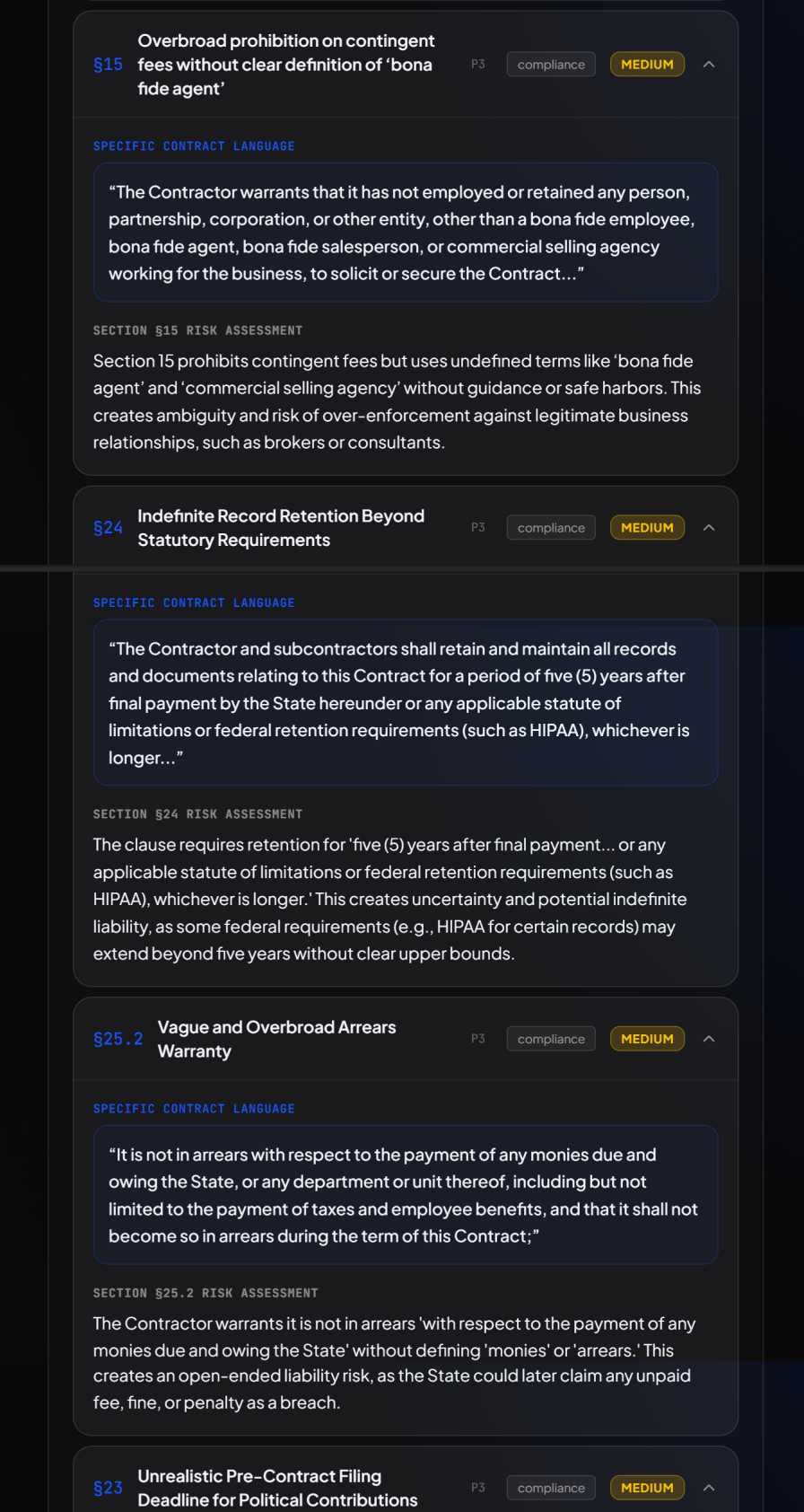Fortress AI — audit results